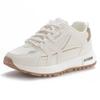 Lightweight Forrest Gump Sneakers Women's 2025 Winter Velvet Two Cotton Little White Shoes Warm Casual Leather Platform Dad Shoes