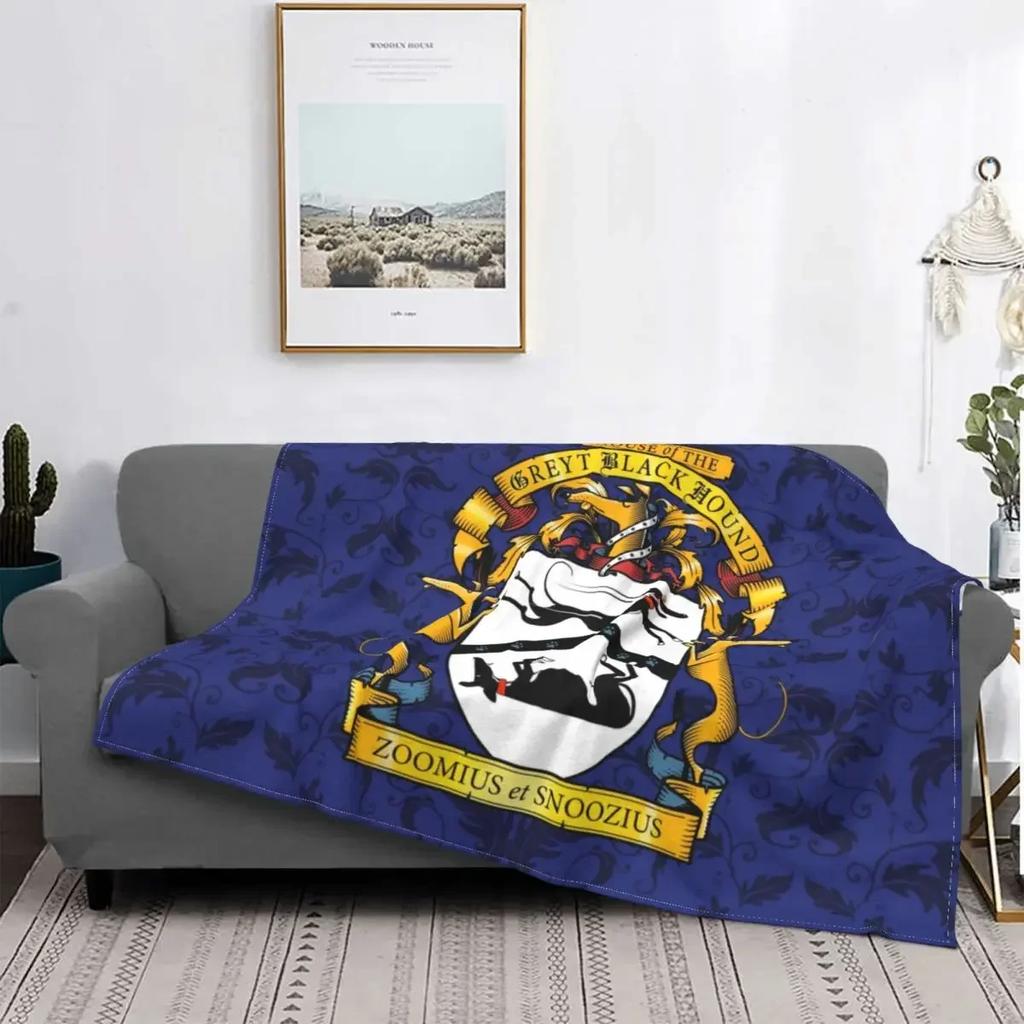 The Whippet Blanket Soft Flannel Fleece Warm Greyhound Sighthound Dog Throw Blankets for Office Bedding Couch Bedspreads