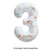 32" Rainbow Jelly Gradient Aluminum Foil Balloon for Birthday, Festival, Wedding Party Decorations