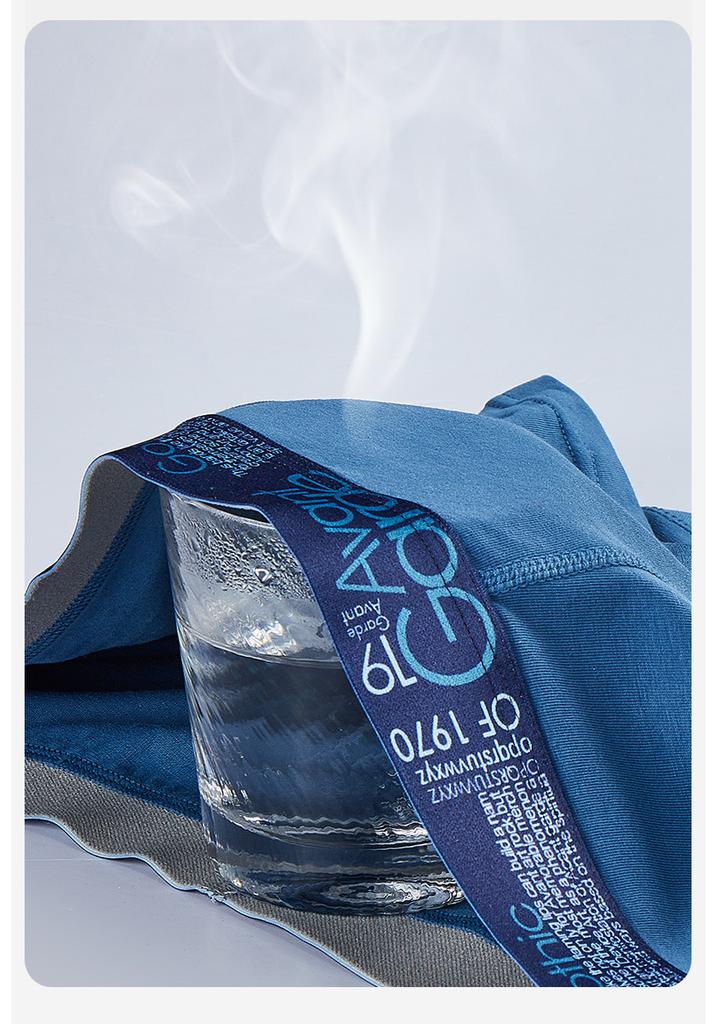 Fenteng 10A Antibacterial Crotch 3-Pack Soft Elastic Cotton Large Space Bag Men's Underwear