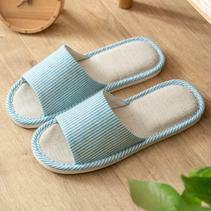 Grace Unisex Cotton Linen Indoor Slippers