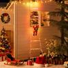 LED Christmas Fairy Lights Ladder Lights with Santa Claus Christmas Tree Lights For Indoor Outdoor Window Garden Home Decoration