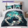 Land of the Lustrous Pattern Bedding,Quilt Set Quilt Cover Pillowcase Home Birthday Gift (1 * duvet cover + 2 * pillowcase, without core)