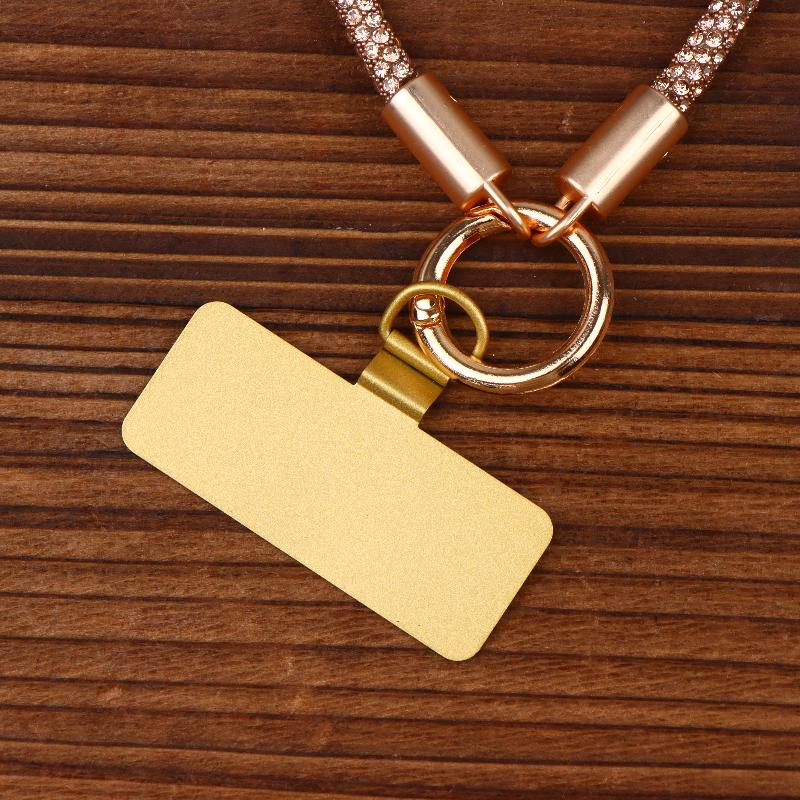 Luxury Full Phone Lanyard With Metal Clip Universal Short Chain Handheld Wrist Flash Accessory For Mobile Phones