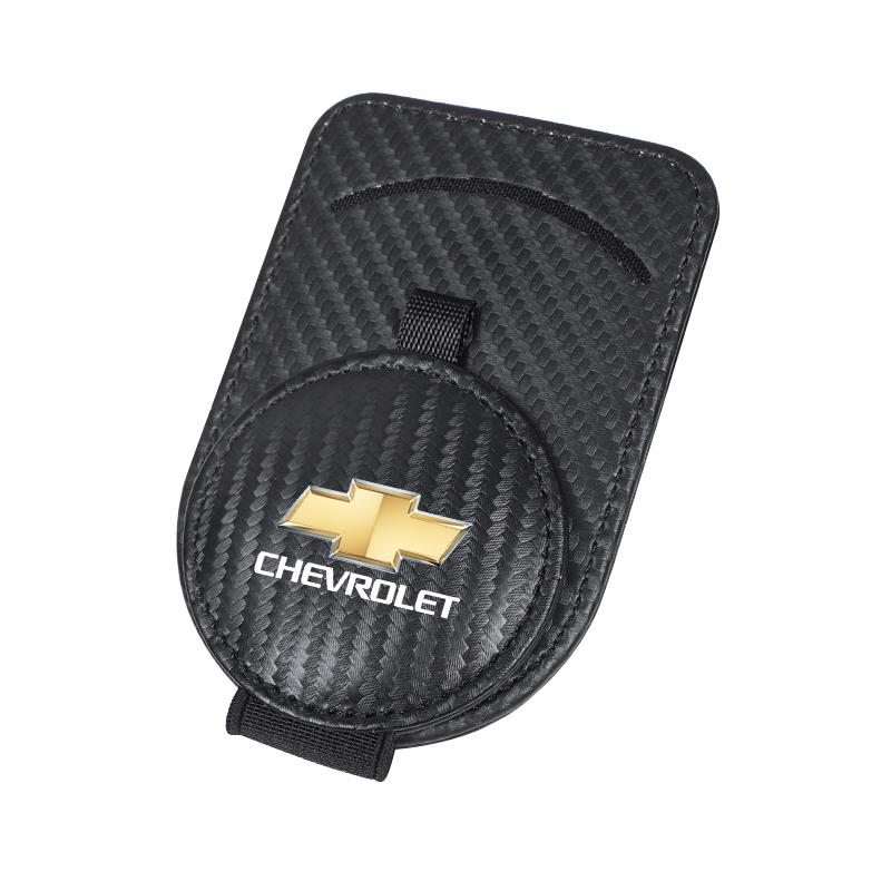 

Leather Car Glasses Clip Sunglasses Box Sun Visor Eyeglasses Card Holder For Chevrolet CRUZE Spark Captiva Tracker Epica SS Sail