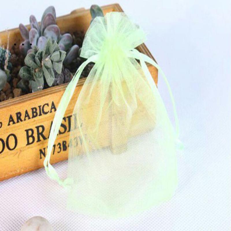 100 bucăți cadou de Crăciun pentru nuntă, pungi de organza desenabile, afișaj pentru ambalaje pentru bijuterii