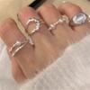 Korean plain ring ring female ins wind design opening adjustment tail ring ring ring