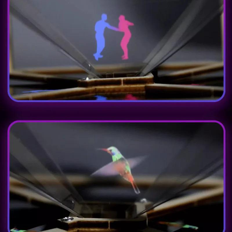 3D Holografische Projector Kit: Doe-het-zelf Wetenschaps Knutselwerk voor Jonge Leerlingen