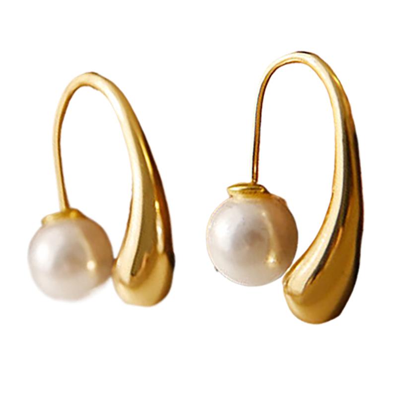 Trend Unique Design Elegant Exquisite Light Luxury Pearl Earring Women Jewelry Party Premium Gift