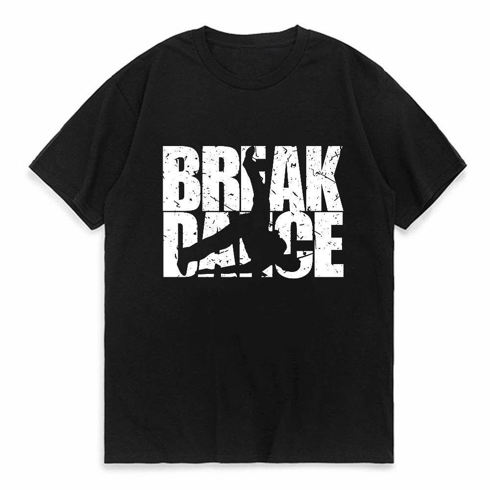 Break Dance T-Shirts Retro Neuheit Breakdance Grafik Streetwear Herren T-Shirt Damen Rundhals Sh