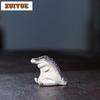 Zisha Mignon Adorable Petit Crocodile Animal de Compagnie à Thé Sculpture de Thé de Luxe Figurine de Thé Jouets de Jeu Statue de Thé Ornements Accessoires Artisanat