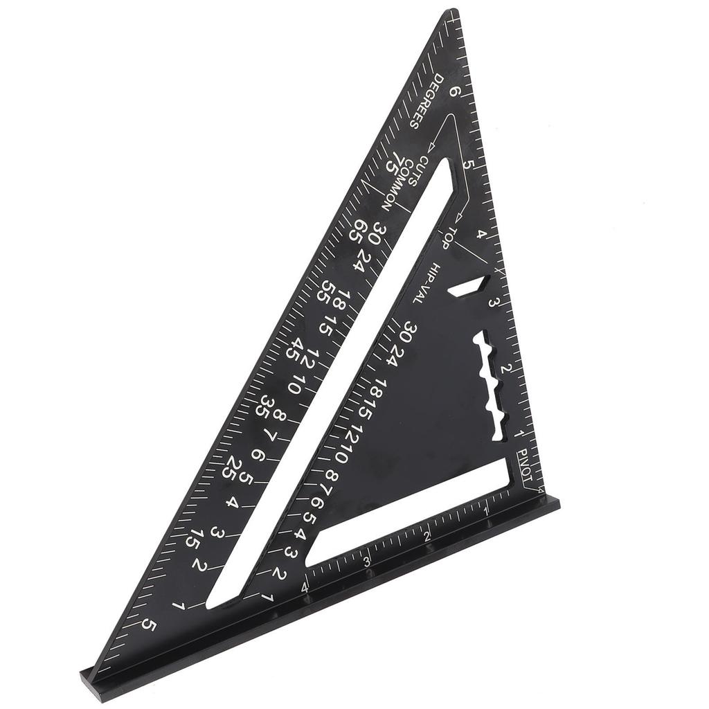 Protractor d'angle pour toiture 7 pouces Alliage d'aluminium Oxydation noire  (  )