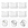 6PCS Plastic Filter Easy Installation Vacuum Filter Wet Dry Vacuums Part Plastic Texture for Effective Dirt Removal
