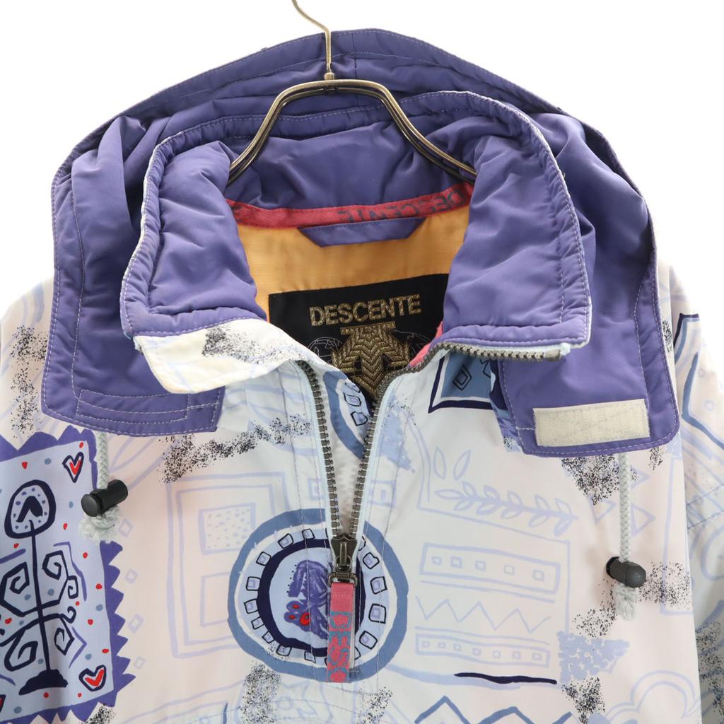 DESCENTE 80s 90s Made In Japan Old Overall Handle Half Zip Jacket Men's Used