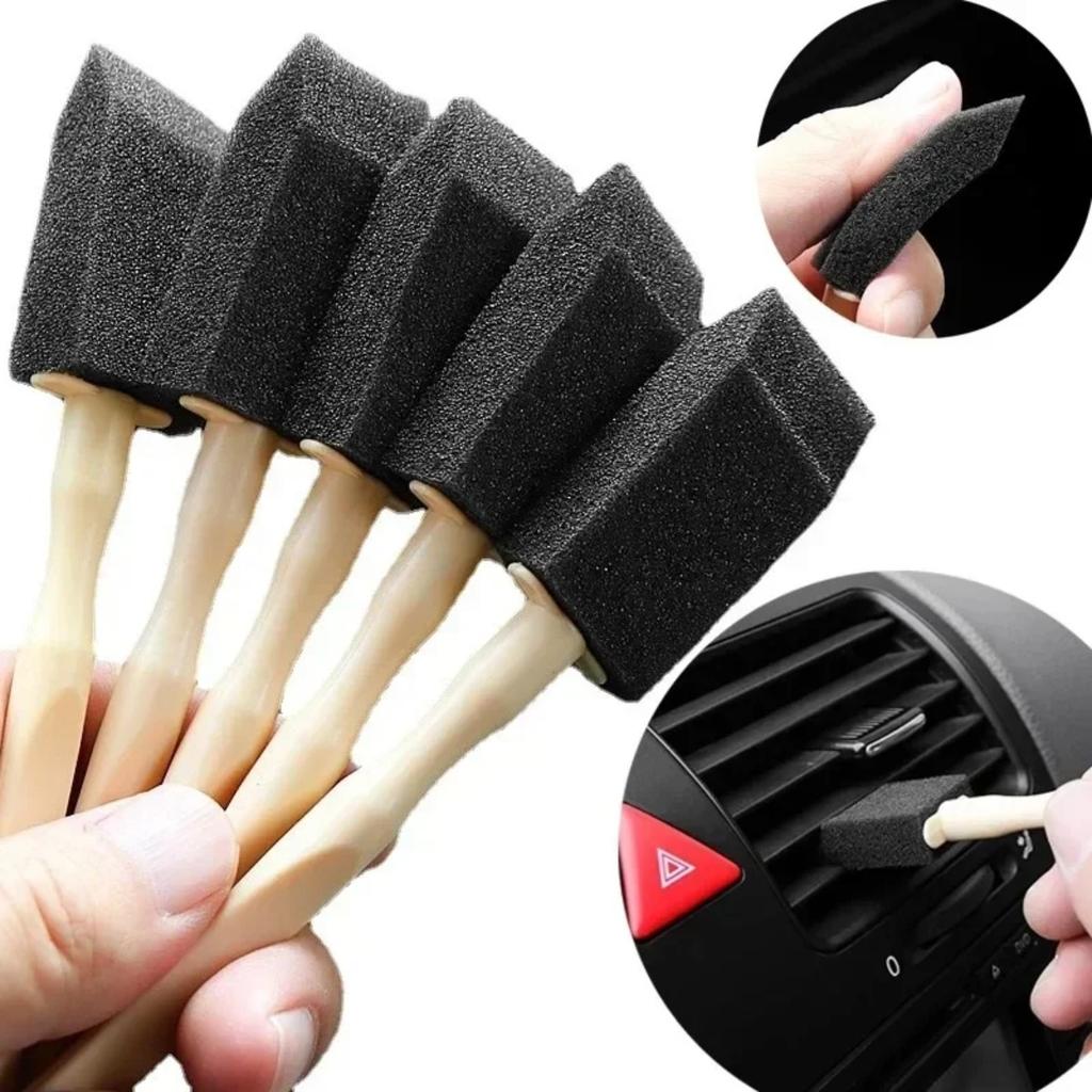 Soft Wash Duster Car AC Vent Cleaner Brush Auto Interior Detailing Ventilation Cleaning Tool Uses For Dust Removal