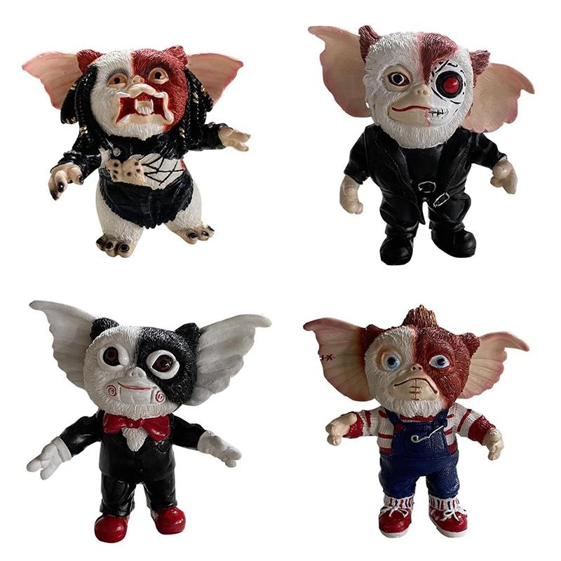 Adorable y espeluznante Peluche Gremlins Gizmo Mohawk de 6" Mogwai Para Decoración Navideña y de Escritorio