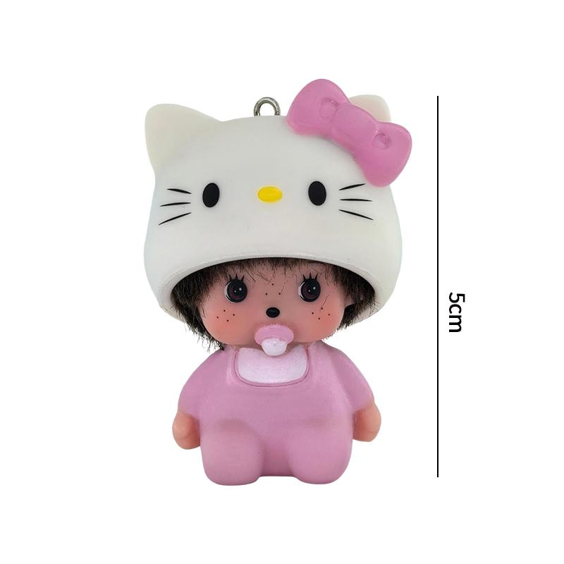 

Keychain Vinyl Anime Figurine Cute Animation Keyring Car Pendant Desktop Ornament Wedding Gift Good Gift For Kidss