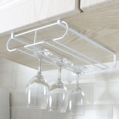 Weinglas-Becherhalter, hängender Bar-Aufhänger, Stahl-Weinregal, Regal, Champagner-Aufbewahrung