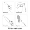 3 To 5 Meter Fishing Miss Rope With Built-In Steel Wire Fishing Accessories And Fishing Rod Miss Rope