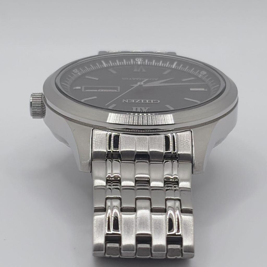 Used [Good Condition] CITIZEN Automatic Watch Men's Day Date Black