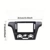 Car Radio Fascia For Mitsubishi Outlander 2001 2002 2003 2004 2005 Audio Stereo Install Dash Panel Mounting Frame Kit
