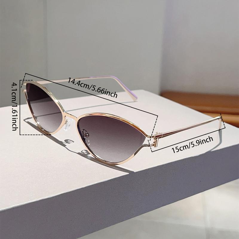 Women Vintage Sunglasses New Fashion Cat Eye Multi-color Casual Shades Retro Trendy Luxury Brand Design Sun Glasses