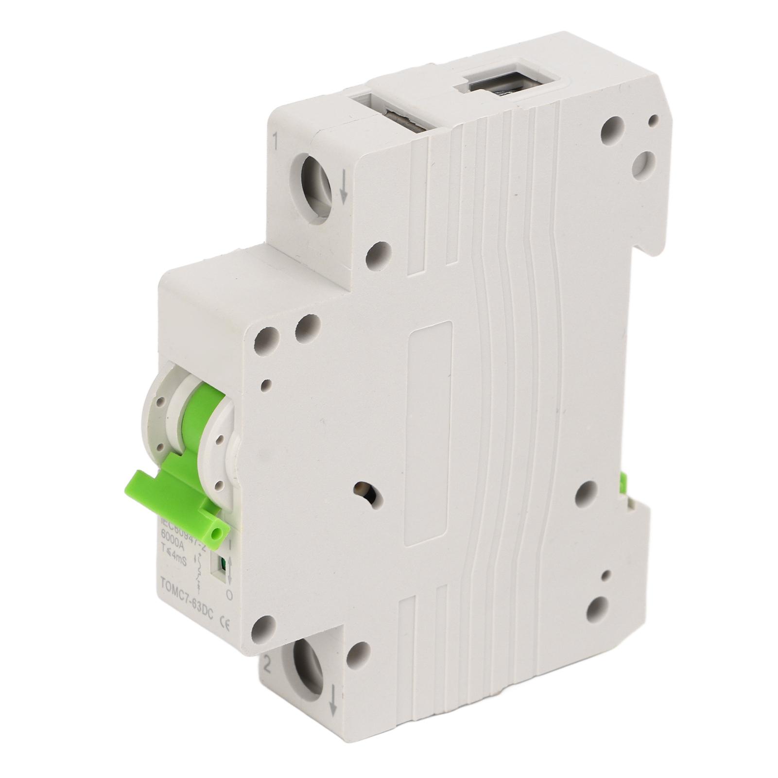 

PV Circuit Breaker 1P Mini Magnetic System Quick Trip DC Circuit Isolator for Solar System 250V