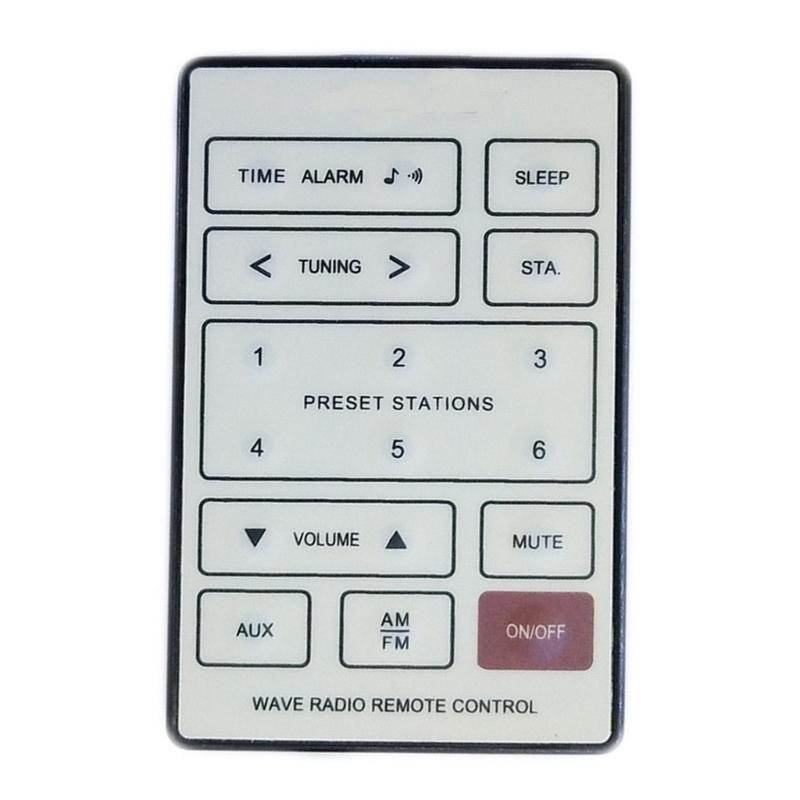 

Replacement Remote Control Player No Battery Music Media Player for WAVE RADIO CD AWRC A7 AWR1-1W AWR1-2W AWR113 1