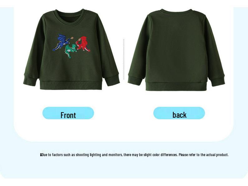 European and American Style Boys' Cartoon Long-Sleeve Sweatshirt for Autumn and Spring