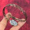 Pinolith Jasper Bangle Copper Wire Wrapped Cuff Bracelet Adjustable Bangle Beautiful Copper Jewelry Gift For Women Handmade Gemstone Jewelry