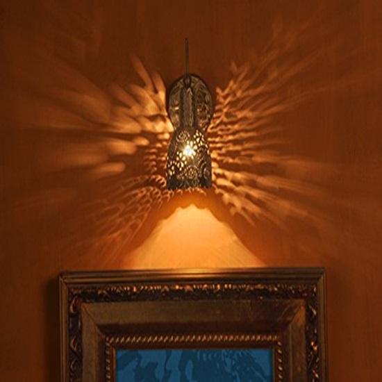 Håndverksmessig Laget Enkelt Messing Spotlys Antikk Messing 17,78 Cm