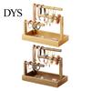 Desktop Storage Rack Wooden Headband Holder Stand, Hair Accessories Organizer Tray for Hairbands, Scrunchies, Wood Ties, Bows & Clips, Jewelry Display