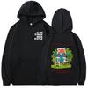Rapper Bad Bunny Tour 2025 Grafik-Hoodie Debi Tirar Mas Fotos DTMF Herren Damen Hip Hop Oversized Sweatshirt Mode