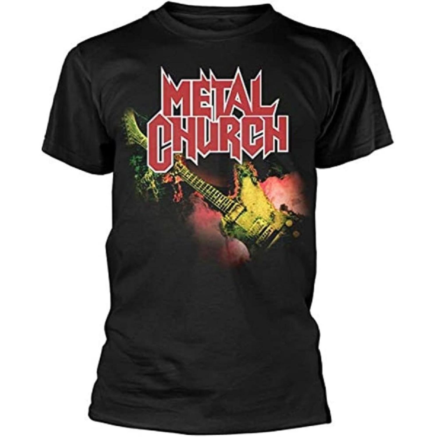 BBTHEORY Metal Church Metal Church T Shirt Graphic Top Printed Tee Mens Shirt S