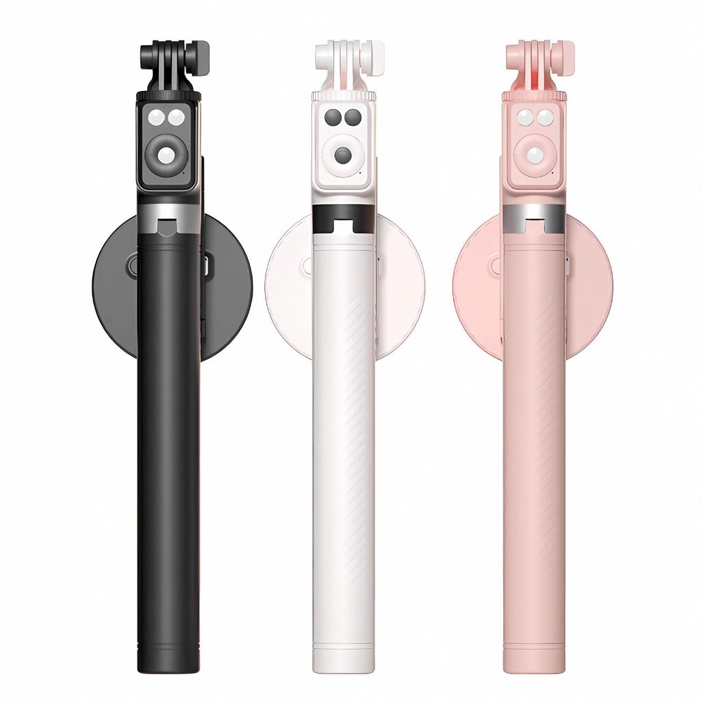 Bluetooth Selfie Stick Tripod with Remote - Portable, Retractable Phone Stand for Live Broadcasting