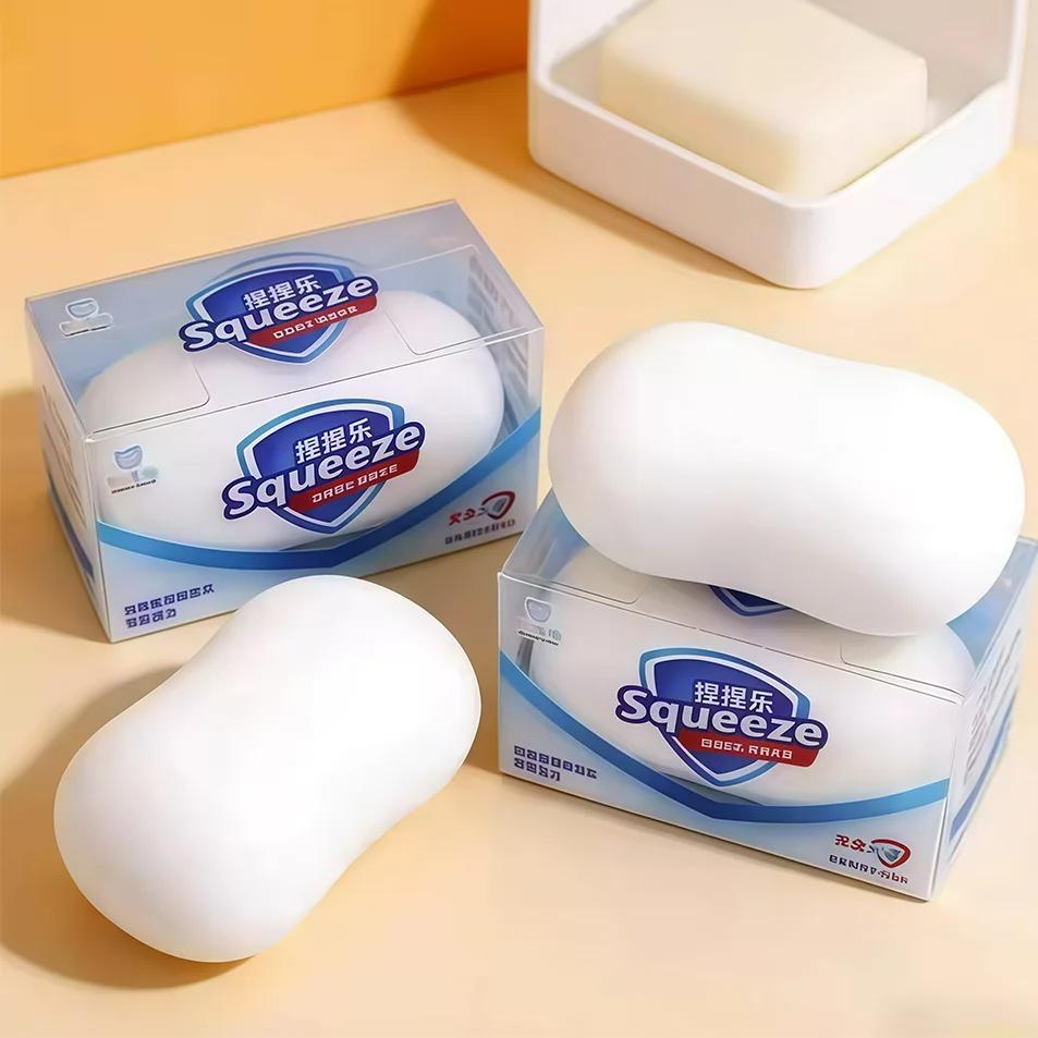 Soap Ball Squishy Soap Stress Ball Fidget Toy Squeeze Ball Round Blocks Filled Asmr Anti Stress Toys For Boys  Girls