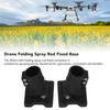 2Pcs Drone Folding Spray Rod Fixed Base Parts Black 20mm Nylon Aluminum Alloy Connector for Spraying Drone