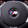 For BMW M E46 E90 E60 Car Sticker 1Pcs 45mm Car Steering Wheel Badge Emblem Sticker Auto-Styling For BMW E36 E46 E53 E90 E60 E61  X1 X3 X5 X6 F XGNST1