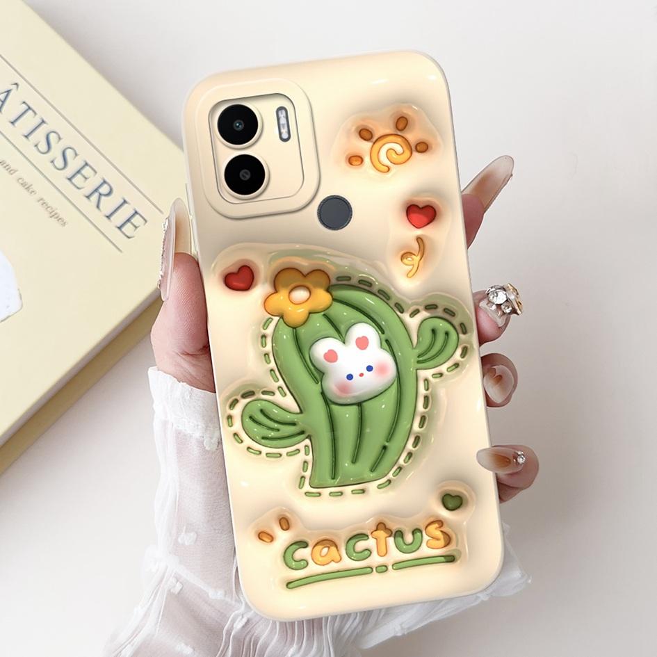 Redmi A1 Case For Xiaomi Redmi A1 Plus Cover Lovely Rabbit Panda Rabbit Shockproof Silicone Bumper For Xiaomi Redmi A2 A2+ Funda