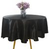 Round Satin Tablecloth Luxury Wedding Decor Christmas Birthday Baby Shower Home Party Tablecloth Overlays Coffee Table Cover