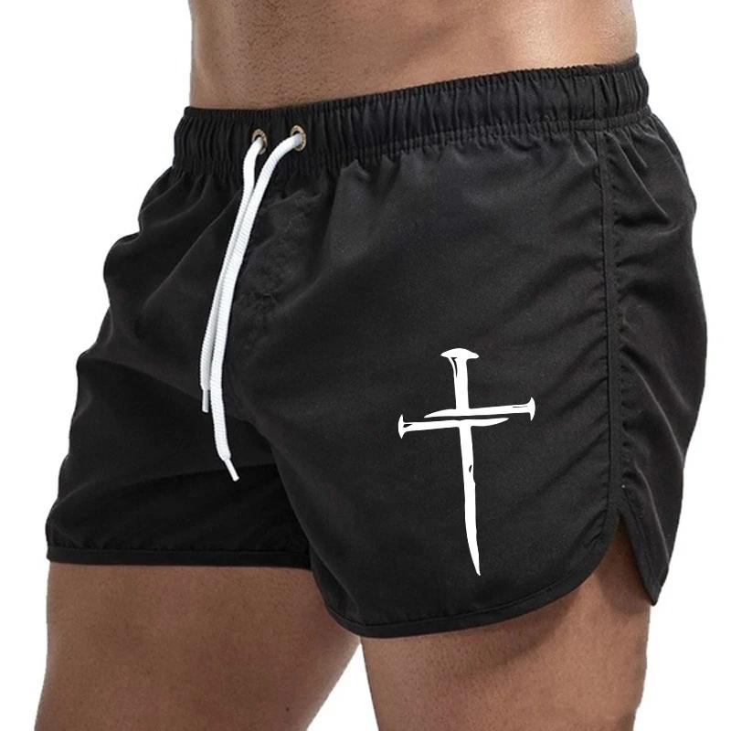 Summer Men's Beach Shorts 2025 Beach Trunks Gym Jogging Casual Pants Quick Drying Swimming Homme Surf Ventilate Seaside Shorts