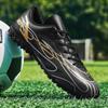 2022 new football shoes adult students children long nails broken nails game shoes football shoes front lace-up non-slip general