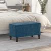 Blue Velvet Bench 70 X 35 X 41 Cm