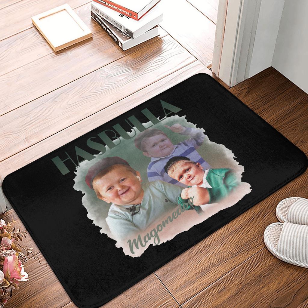 Hasbulla Hasbullah Smile Doormat Mat Anti-Slip  Bath Kitchen Garden Rug Carpet 40*60cm