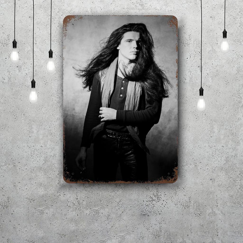 Ian Astbury Decor Poster Vintage Tin Sign Metal Sign Decorative Plaque for Pub Bar Man Cave Club Wall Decoration