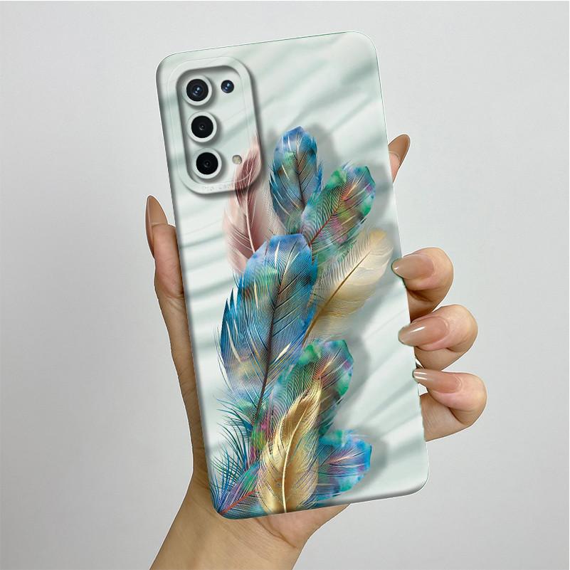 For OPPO A74 5G A54 5G Case A93 5G Capa Silicone Soft Phone Funda CPH2197 CPH2195 CPH2263 Painted Printed Protective Back Cover
