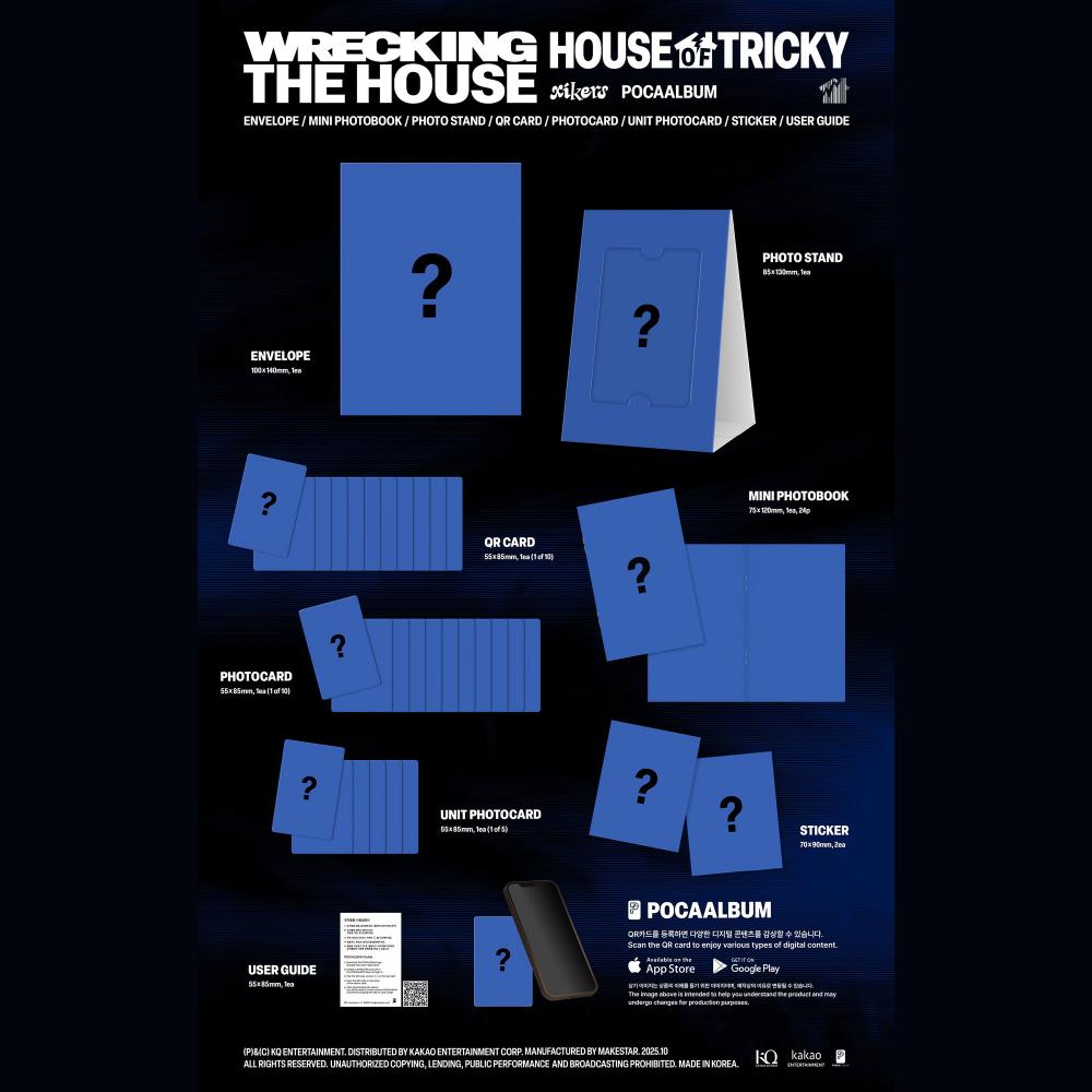 Pre-order Xikers HOUSE OF TRICKY: WRECKING THE HOUSE Album TOKTOQ Set. & POB