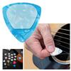 16Pcs Antiskid Pick Grip Silicone Sticker Clear Guitar Pick Sticker Pick Grip