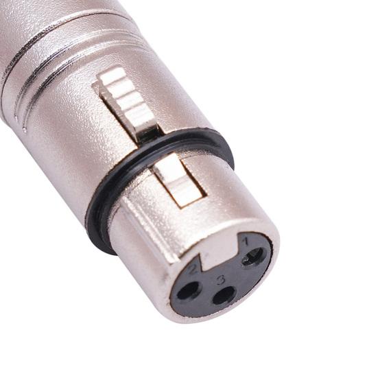 Video Plug Plug Play Anti-interference Make An Audio Cable 1/4 TRS to XLR Female Adapter Audio Cable Accessories
