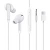 Yongteng Type-C In-Ear Wired Earphones with Mic - Universal Heavy Bass Stereo for Phones and Computers